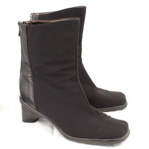 Aquatalia Black Heeled Boots